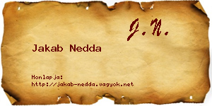 Jakab Nedda névjegykártya
